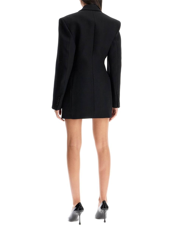 워드로브 NYC FW24 double-breasted blazer dress W4053R14 BLACK