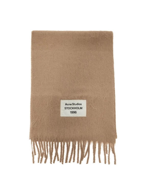 아크네 스튜디오 FW24 alpaca blend scarf for CA0350 CAMEL BEIGE