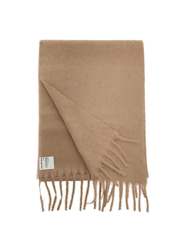 아크네 스튜디오 FW24 alpaca blend scarf for CA0350 CAMEL BEIGE