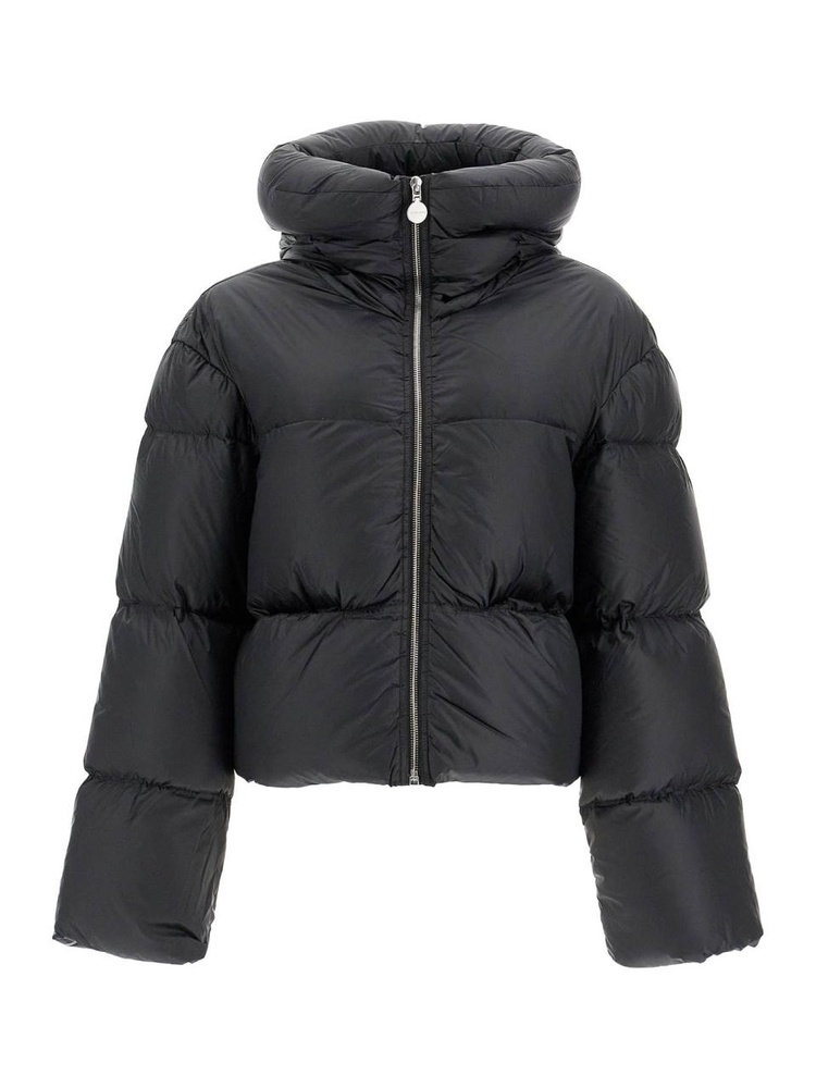 옌키옌키 FW24 hooded kenny j boxy down jacket KENNY JACKET LEON BLACK