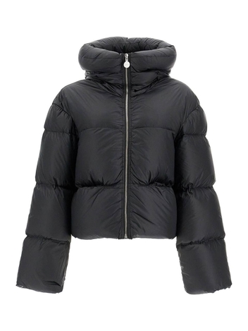 옌키옌키 FW24 hooded kenny j boxy down jacket KENNY JACKET LEON BLACK