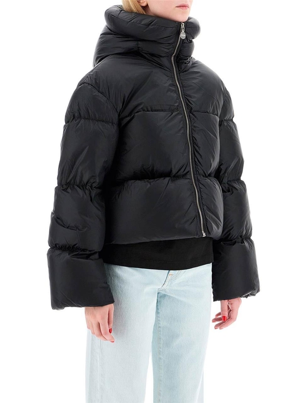 옌키옌키 FW24 hooded kenny j boxy down jacket KENNY JACKET LEON BLACK