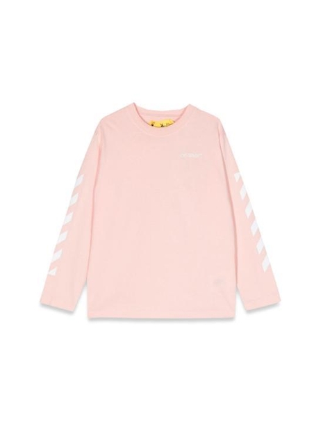 [해외배송] 23FW  키즈  오프화이트 티셔츠 OGAB001K F23JER0013001 PINK