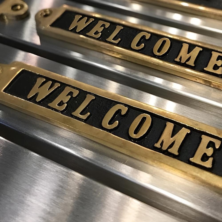 [덜튼] 철제 주물 웰컴 사인 WELCOME