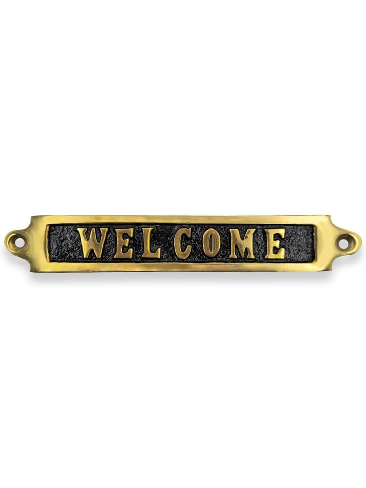 [덜튼] 철제 주물 웰컴 사인 WELCOME