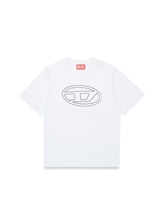 [해외배송] 24SS  키즈  디젤 티셔츠 J01788K 0BEAFK100 WHITE