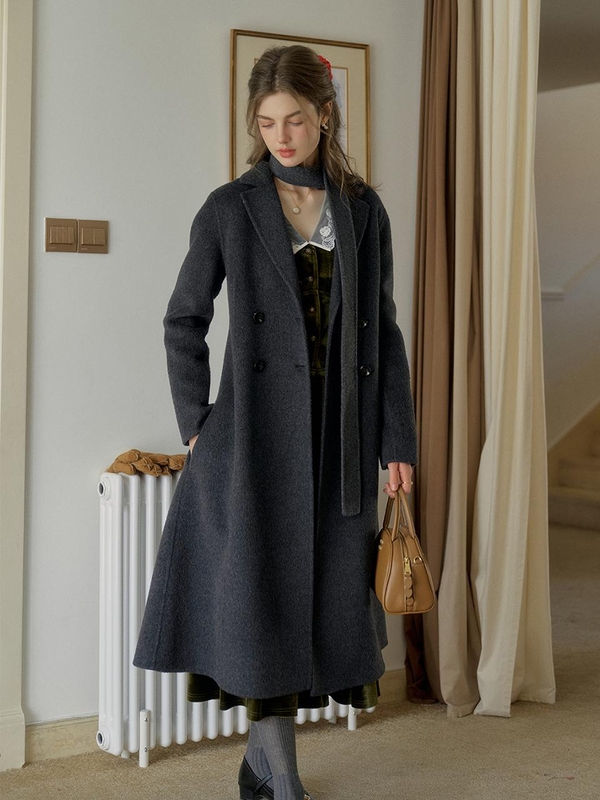 SR_A-line gentle wool coat