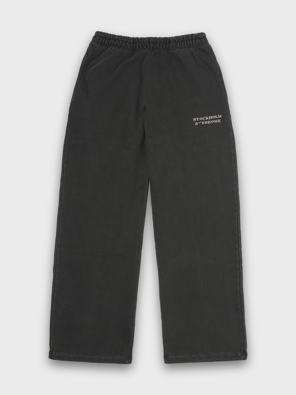 PAINT DROP SWEATPANT PIGMENT DYED - CHARCOAL