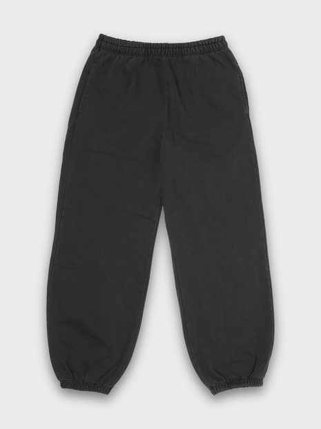 BANDED SWEATPANT PIGMENT DYED - CHARCOAL