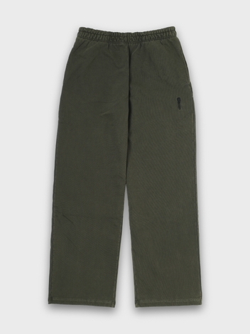 LOGO SWEATPANT PIGMENT DYED - KHAKI