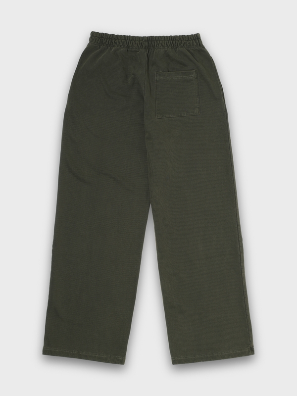 LOGO SWEATPANT PIGMENT DYED - KHAKI