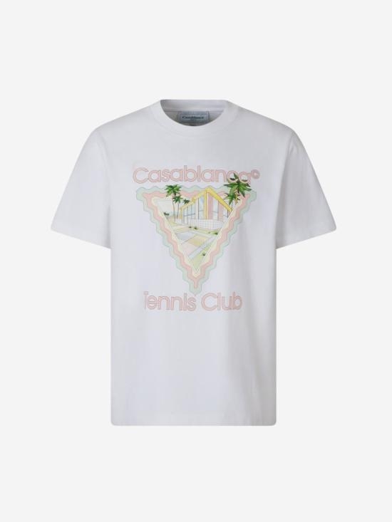 [해외배송] 24FW 카사블랑카 긴팔 셔츠 MPF24 JTS 001 04 TENNIS CLUB MOTIF ON THE FRONT