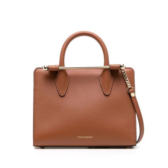 [해외배송] 25SS 스트라스 베리 토트백 20241 100 150 MINI TOTE 455 BROWN