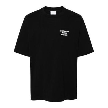 [해외배송] 25SS 드롤드무슈 반팔 티셔츠 PERM TS203 CO002 BLACK