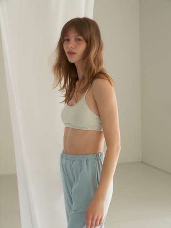 HY Basic Bra Top - Indigo [Natural Dyed]