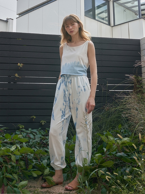 Free-Dye Harem Pants - Blue [Natural Dyed]