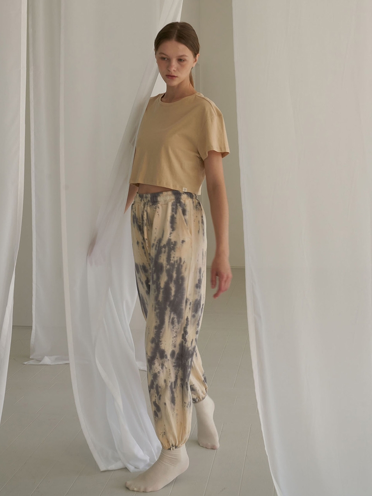 Free-Dye Harem Pants - Natural Violet [Natural Dyed]