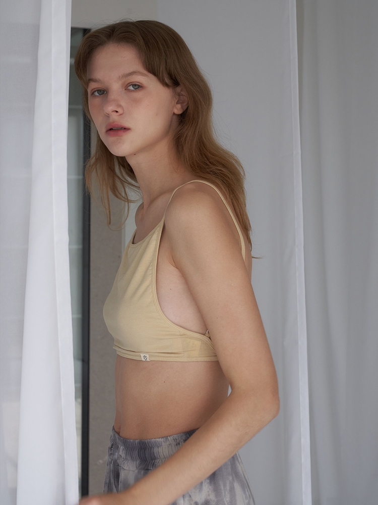 Reverse Bra Top - Mango [Natural Dyed]