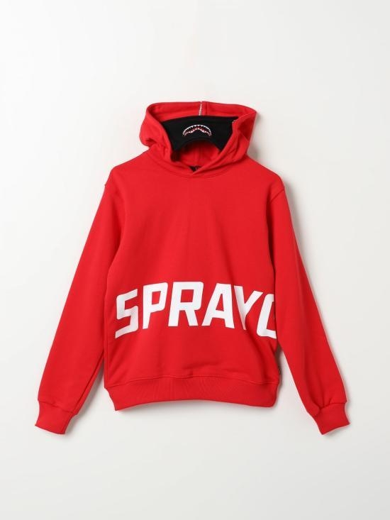 [해외배송] 24FW  키즈  스프레이그라운드 풀오버 SPY1115 RED Red