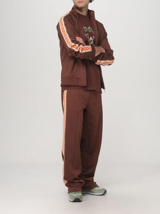 [해외배송] 24FW 드롤드무슈 집업 니트 SJ005PL135 BWN Brown