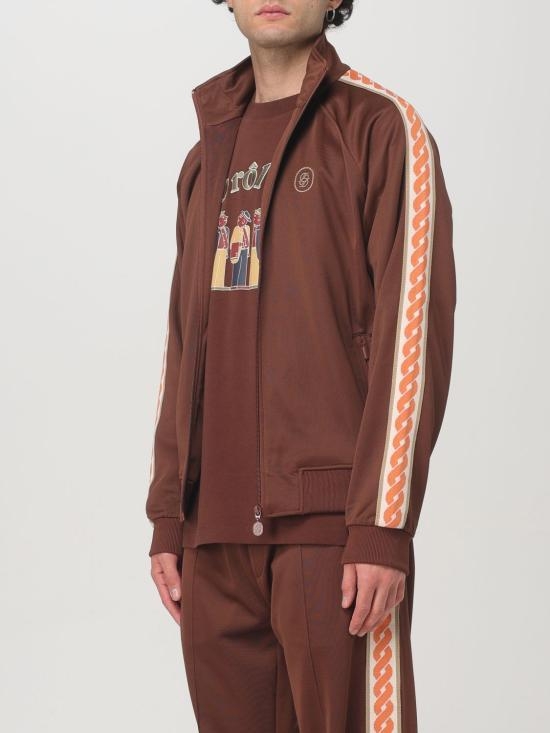 [해외배송] 24FW 드롤드무슈 집업 니트 SJ005PL135 BWN Brown