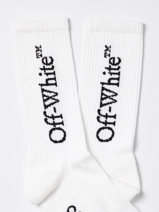 [해외배송] 24FW 오프화이트 양말 OMRA085C99KNI0010110 White