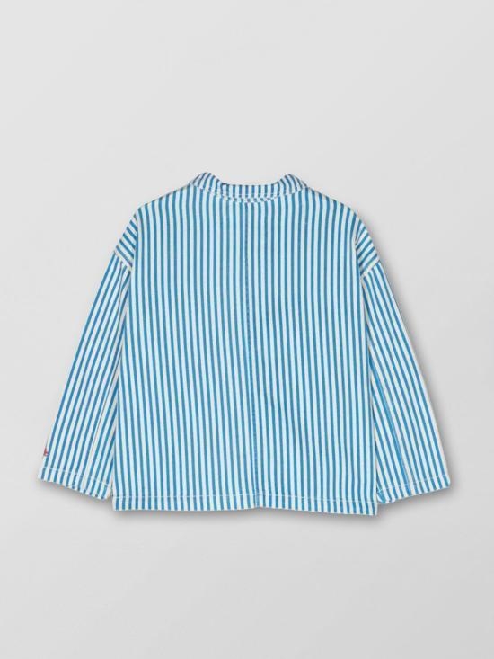 [해외배송] 24SS  키즈  보보쇼즈 캐주얼 자켓 124AC140 BLUE Striped