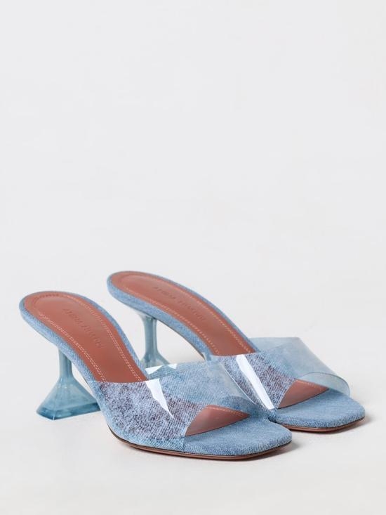 [해외배송] 24FW 아미나 무아디 샌들 LUPITAGLASSSLIPPER DENIM Blue