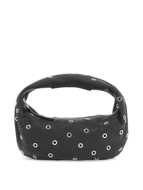 케이트 SS25 medium olivia hobo bag with eyelets H6015 918 BLACK