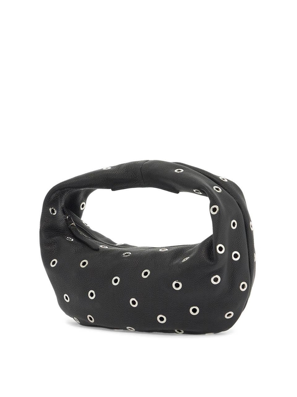 케이트 SS25 medium olivia hobo bag with eyelets H6015 918 BLACK