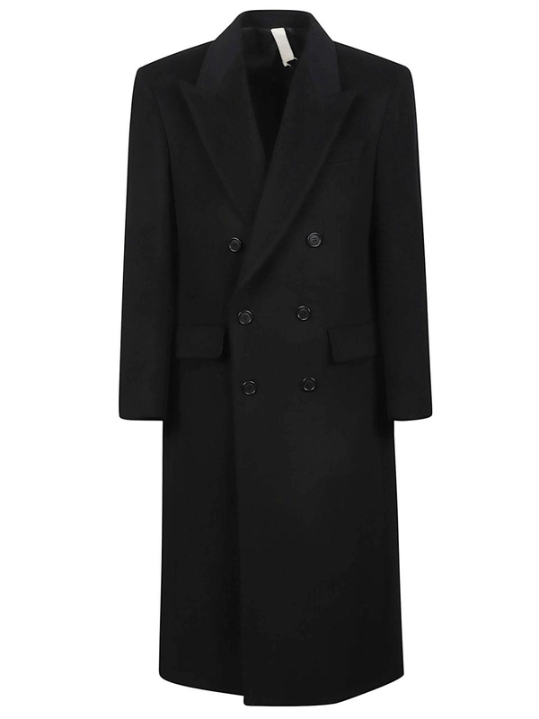 썬플라워 FW24 DOUBLE BREASTED COAT 4112 Black