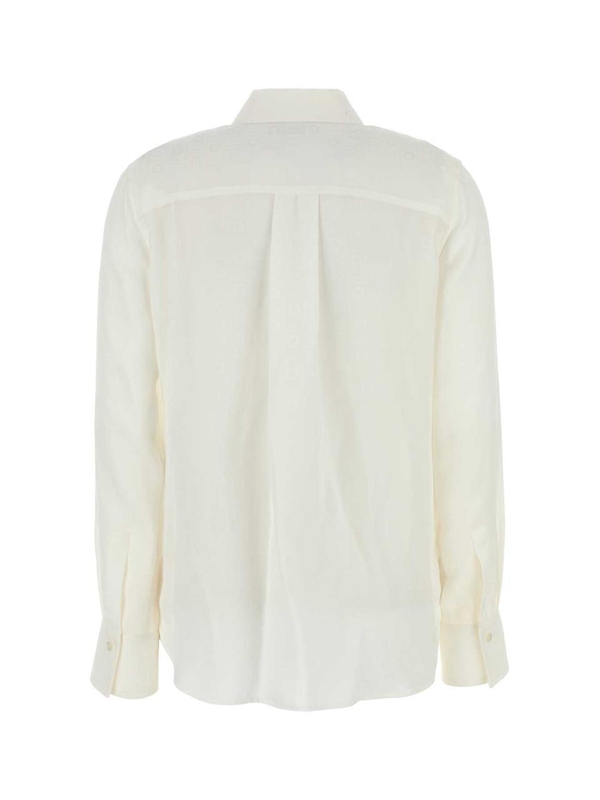 페라가모 SS25 SALVATORE FERRAGAMO JACKETS AND VESTS 13G779781825 MASCARPONE White