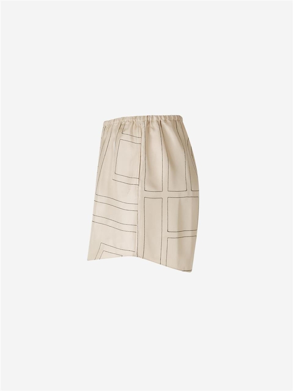 토템 SS25 Monogram Silk Shorts 223-226-707 One Color