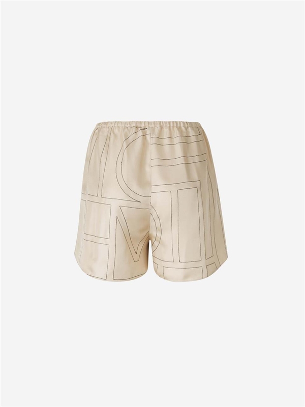 토템 SS25 Monogram Silk Shorts 223-226-707 One Color