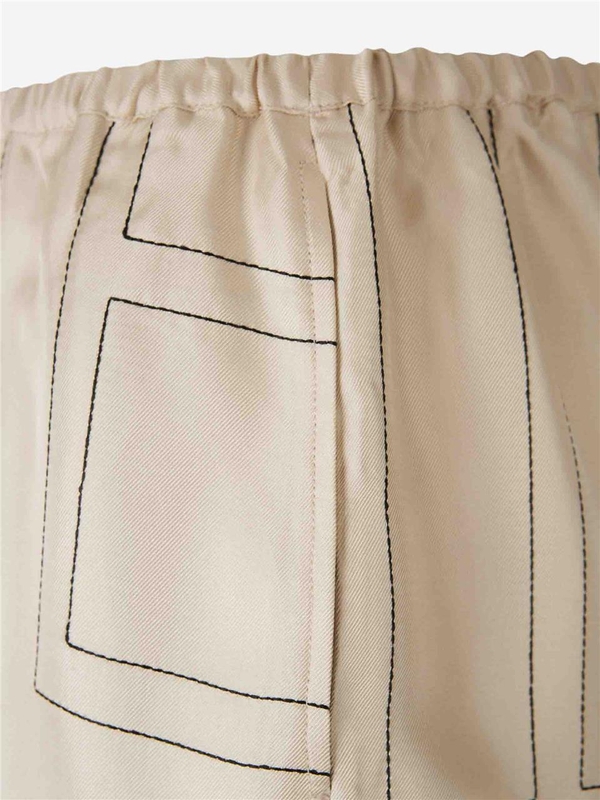 토템 SS25 Monogram Silk Shorts 223-226-707 One Color