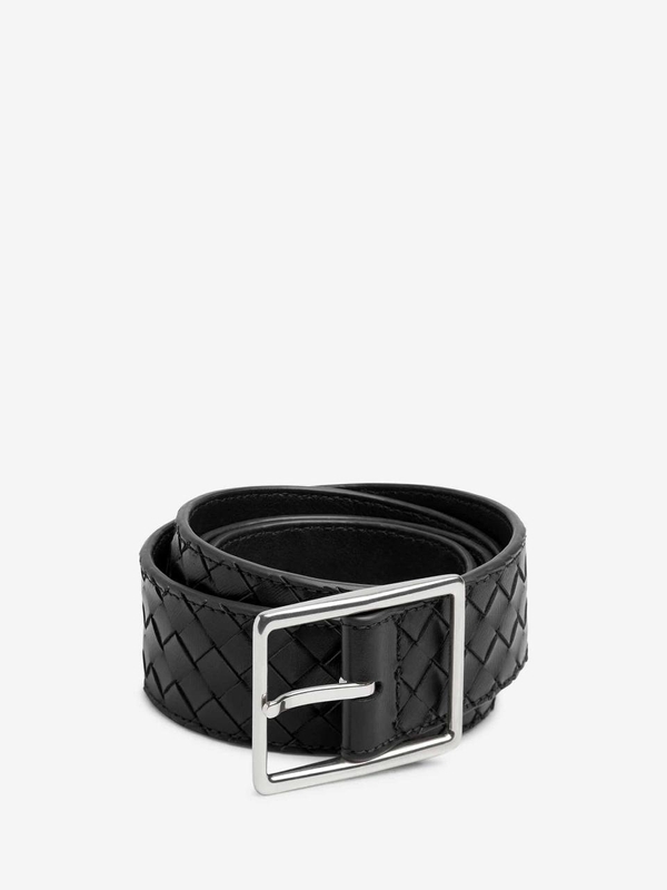 보테가베네타 SS25 Intrecciato Leather Belt 796783 V4LQ1 One Color