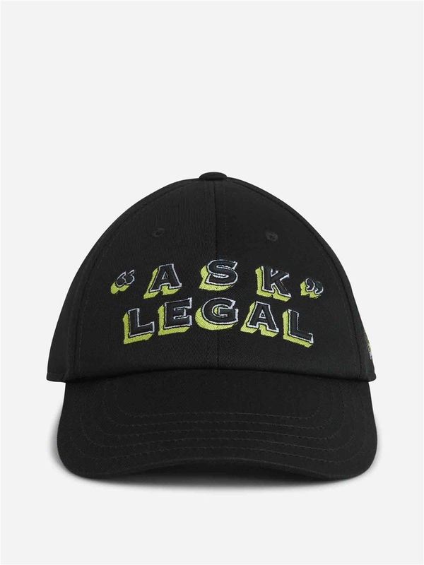 오프화이트 FW24 Ask Legal Cap OMLB069W24FAB001 One Color