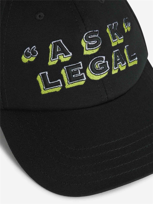 오프화이트 FW24 Ask Legal Cap OMLB069W24FAB001 One Color