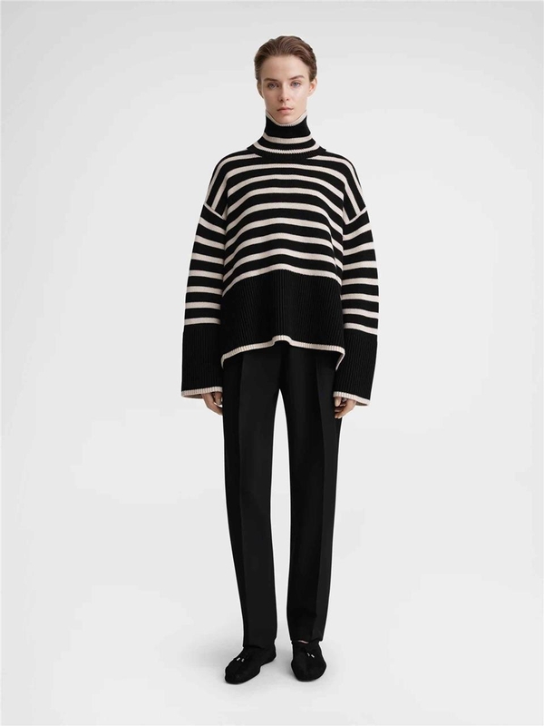 토템 FW24 Striped Wool Jersey 212-562-758 One Color