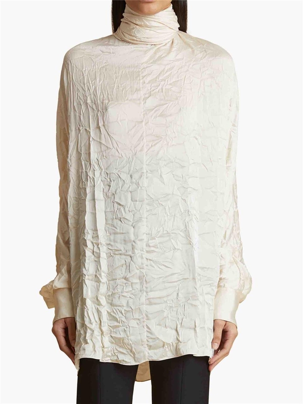 케이트 FW24 Bex Wrinkled Blouse 23564116 One Color