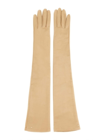 막스마라 FW23 LONG GLOVES. 2345660234600_334004 BEIGE