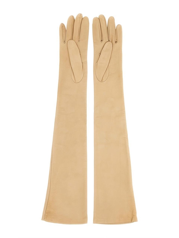 막스마라 FW23 LONG GLOVES. 2345660234600_334004 BEIGE