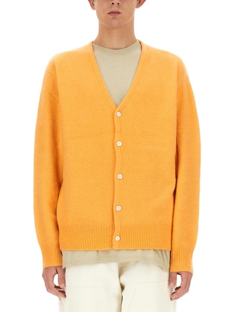 스투시 FW23 CARDIGAN WITH BUTTONS 117207_PEACH ORANGE