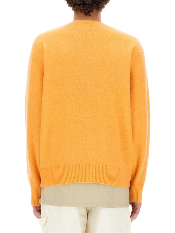 스투시 FW23 CARDIGAN WITH BUTTONS 117207_PEACH ORANGE