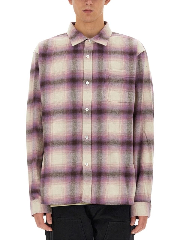 스투시 FW23 QAUDRI SHIRT 1110292_BERR RED