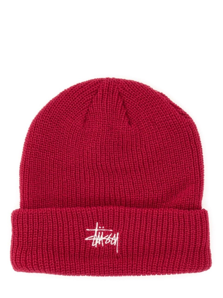 스투시 FW23 BEANIE HAT 1321019_MAGENTA RED