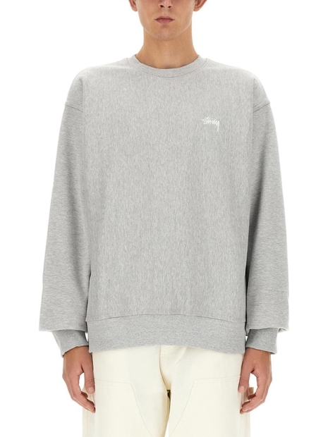 스투시 FW23 SWEATSHIRT WITH LOGO FA118531_GREY GREY