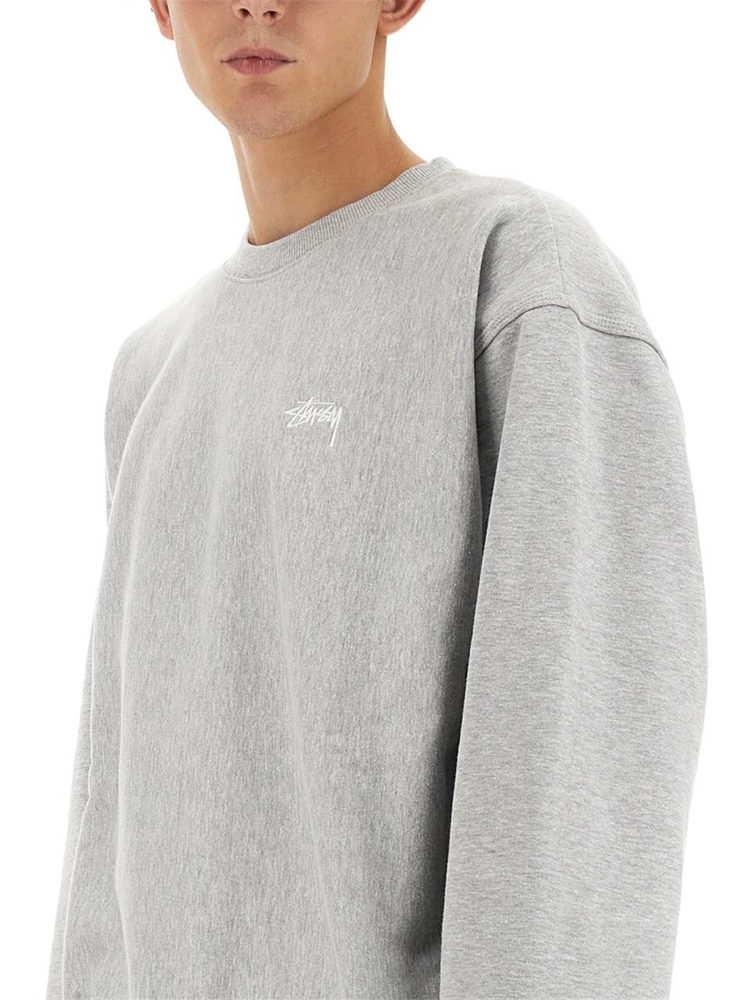 스투시 FW23 SWEATSHIRT WITH LOGO FA118531_GREY GREY