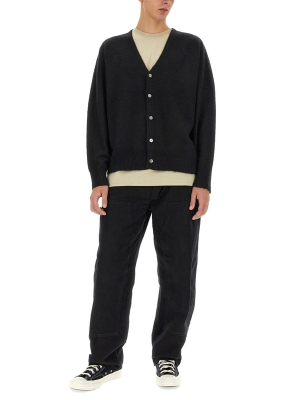 스투시 FW23 CARDIGAN WITH BUTTONS 117207_BLACK BLACK