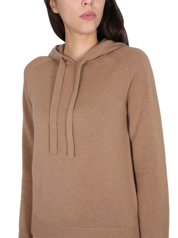 S 막스마라 FW23 HOODED SHIRT 2393660339600_053002 BEIGE